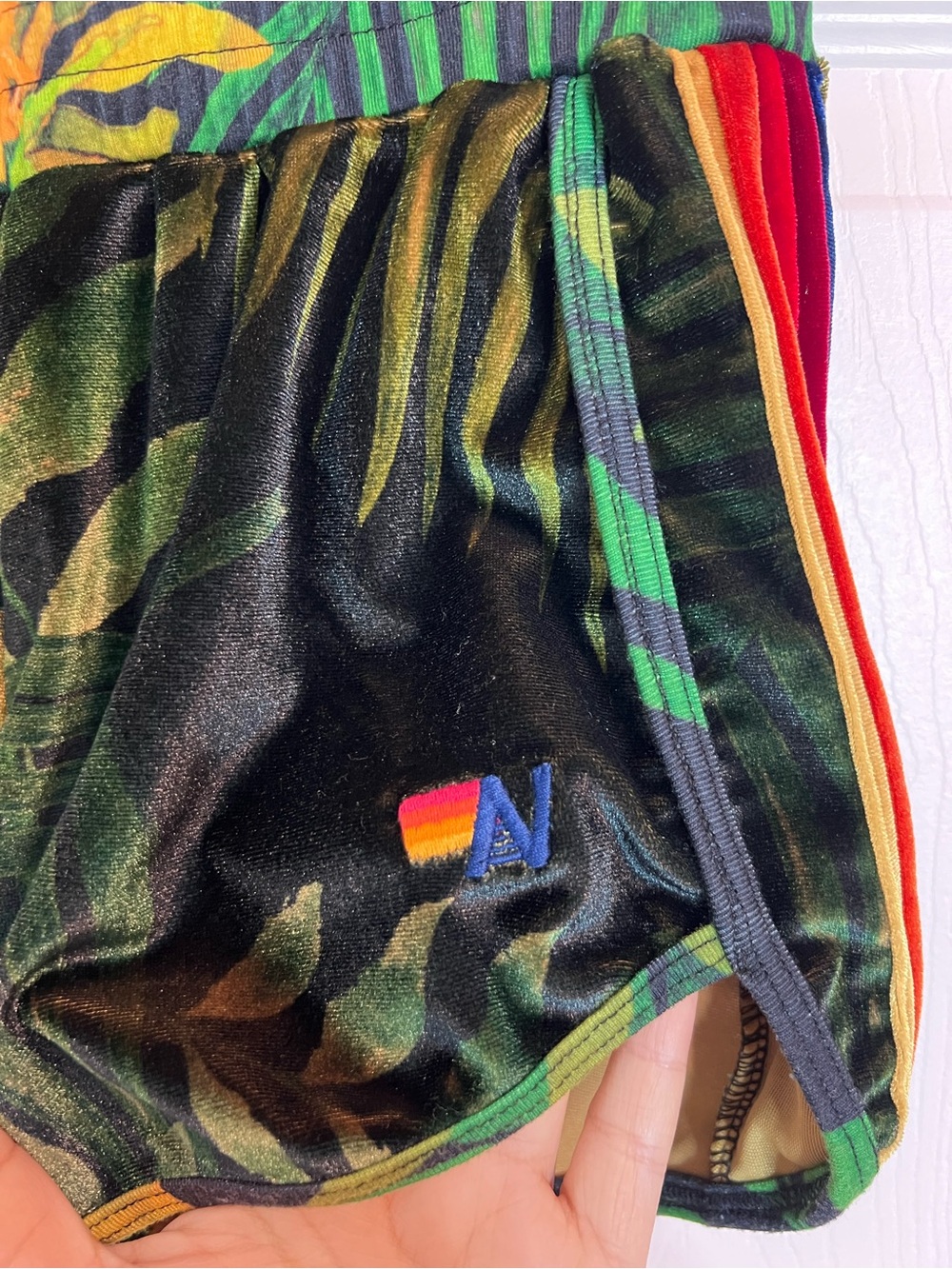 Aviator Nation Tiger Velvet Shorts - Picture 2 of 5